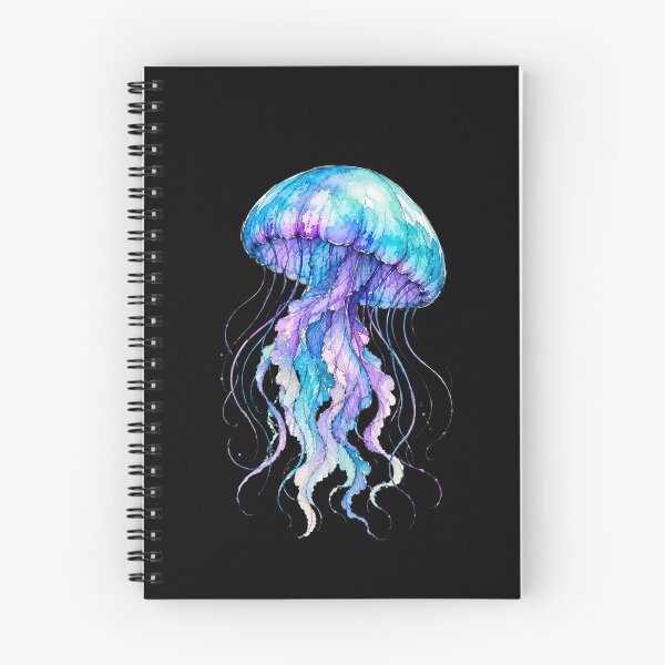 Item preview, Minimal Jellyfish Watercolor | Hand Drawn Marine Illustration designed and sold by ColorSplash123.
