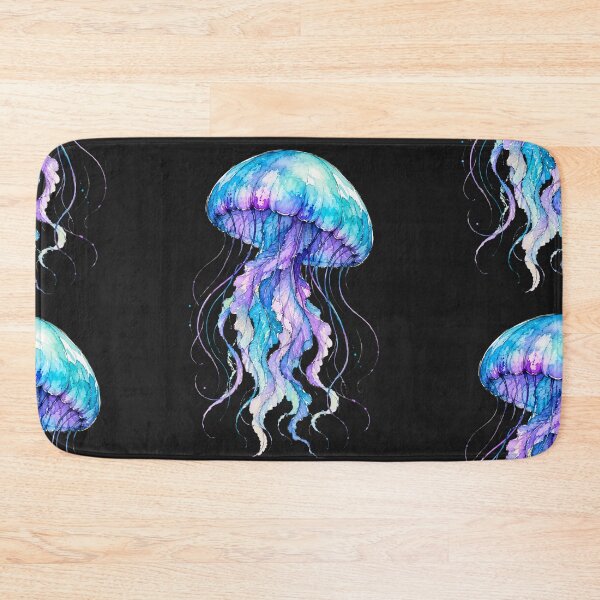 Item preview, Minimal Jellyfish Watercolor | Hand Drawn Marine Illustration designed and sold by ColorSplash123.