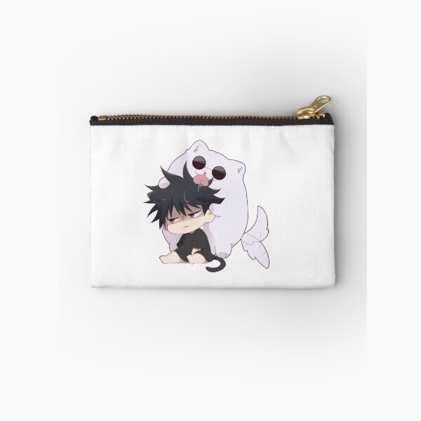 Item preview, Tired Dark Hair Sorcerer with Giant Fluffy Mascot on Head designed and sold by JohnnyFive8.