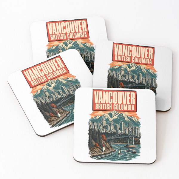 Item preview, Vancouver, British Columbia Canada Vintage Travel Tourism Souvenir designed and sold by TravelersGems.