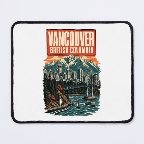 Item preview, Vancouver, British Columbia Canada Vintage Travel Tourism Souvenir designed and sold by TravelersGems.
