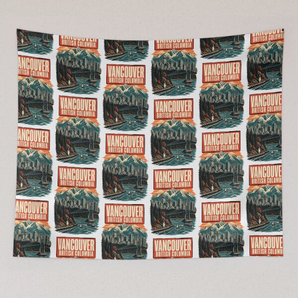Item preview, Vancouver, British Columbia Canada Vintage Travel Tourism Souvenir designed and sold by TravelersGems.