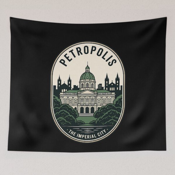 Item preview, Petropolis The Imperial City Vintage Travel Emblem designed and sold by k3rstman1.