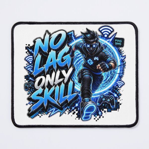 Item preview, NO LAG ONLY SKILL | Cyber Gaming Streetwear Graphic Sticker designed and sold by Stylestickers55.