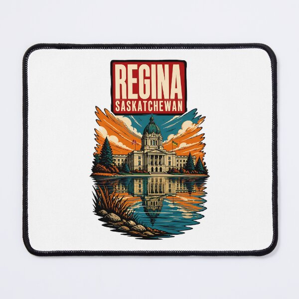 Item preview, Regina, Saskatchewan Canada Vintage Travel Tourism Souvenir designed and sold by TravelersGems.