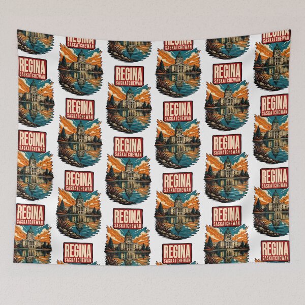 Item preview, Regina, Saskatchewan Canada Vintage Travel Tourism Souvenir designed and sold by TravelersGems.