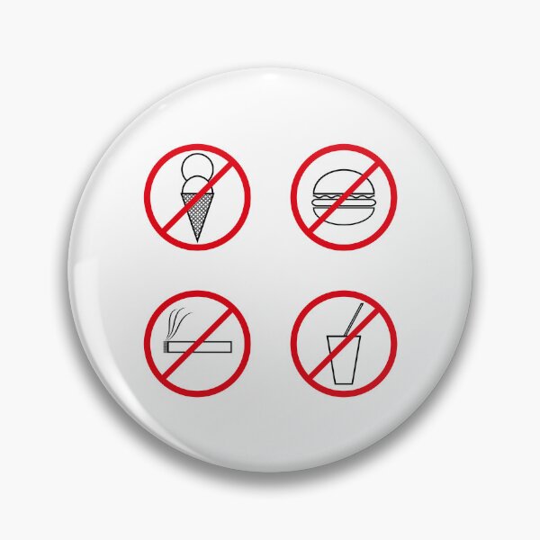 Item preview, Minimalist Prohibition Signs in Clean Red Circle Design designed and sold by GraffiTimi.