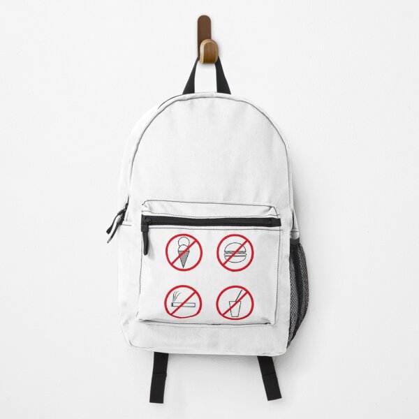Item preview, Minimalist Prohibition Signs in Clean Red Circle Design designed and sold by GraffiTimi.