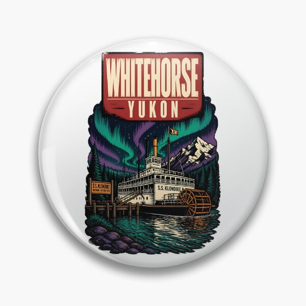 Item preview, Whitehorse, Yukon Canada Vintage Travel Tourism Souvenir designed and sold by TravelersGems.