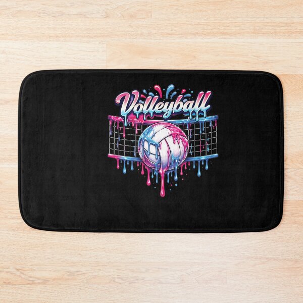 Item preview, Volleyball Script Drip Art Rainbow Design designed and sold by ayion.