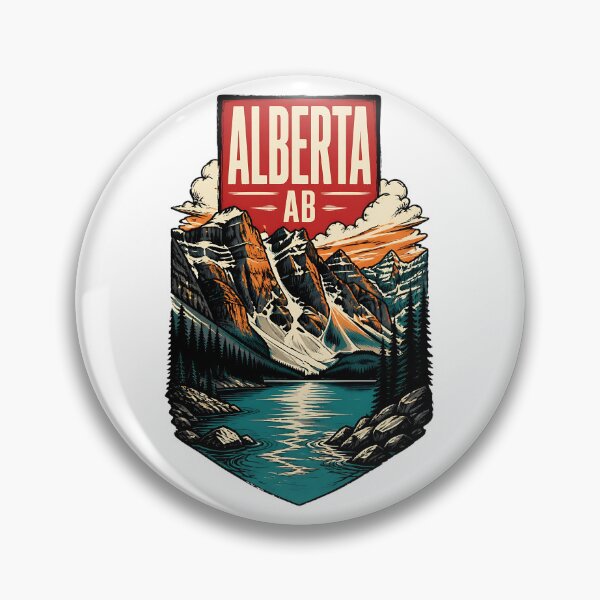 Item preview, Alberta Canada Vintage Travel Tourism Souvenir designed and sold by TravelersGems.