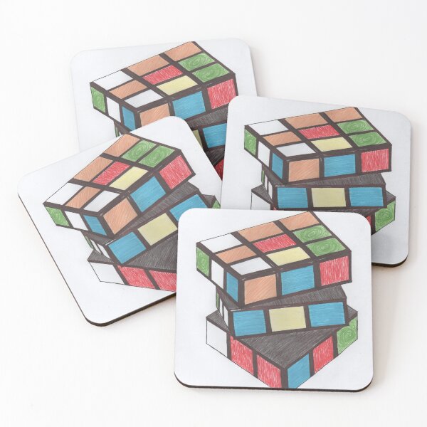 Item preview, Deconstructed Rubik's Cube  designed and sold by MarijanaCanvas.