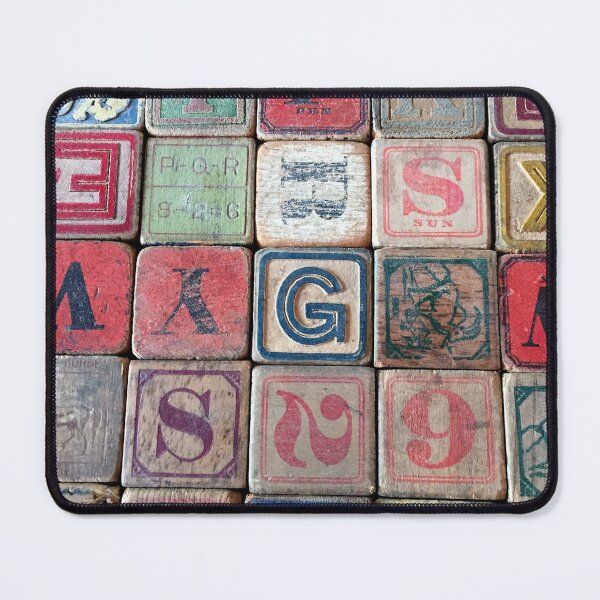 Item preview, Vintage Alphabet Blocks designed and sold by SwellGoodsArt.