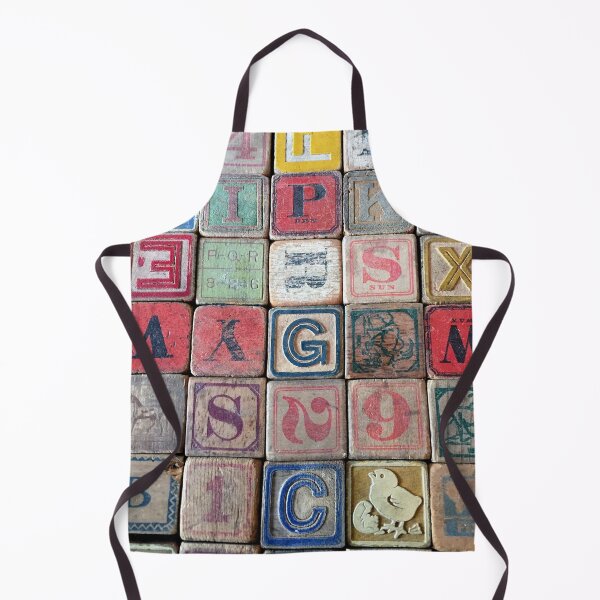 Item preview, Vintage Alphabet Blocks designed and sold by SwellGoodsArt.