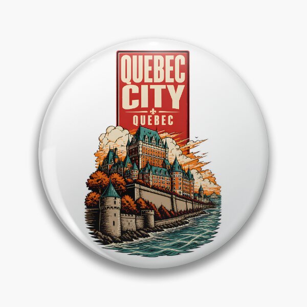Item preview, Quebec City, Quebec Canada Vintage Travel Tourism Souvenir designed and sold by TravelersGems.