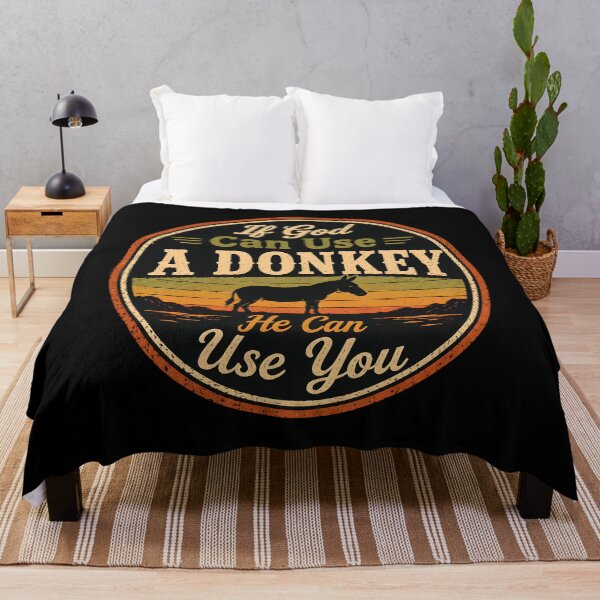 Item preview, If God Can Use A Donkey He Can Use You Faith Humor designed and sold by Marblaes00.