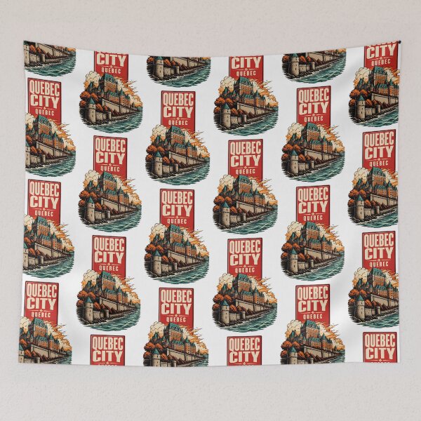Item preview, Quebec City, Quebec Canada Vintage Travel Tourism Souvenir designed and sold by TravelersGems.