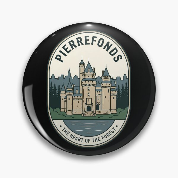 Item preview, Pierrefonds Castle France Vintage Travel Emblem designed and sold by k3rstman1.