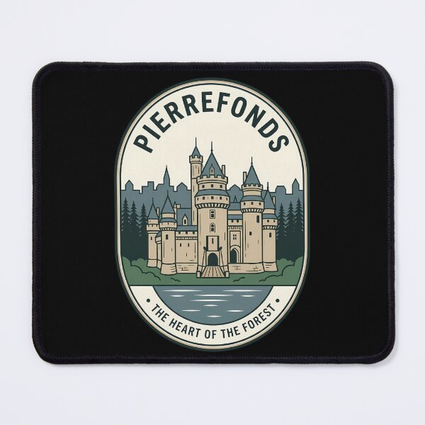 Item preview, Pierrefonds Castle France Vintage Travel Emblem designed and sold by k3rstman1.