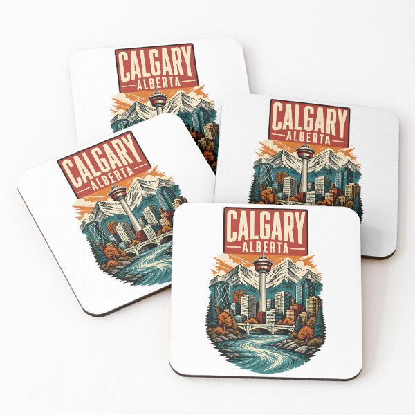 Item preview, Calgary, Alberta Canada Vintage Travel Tourism Souvenir designed and sold by TravelersGems.
