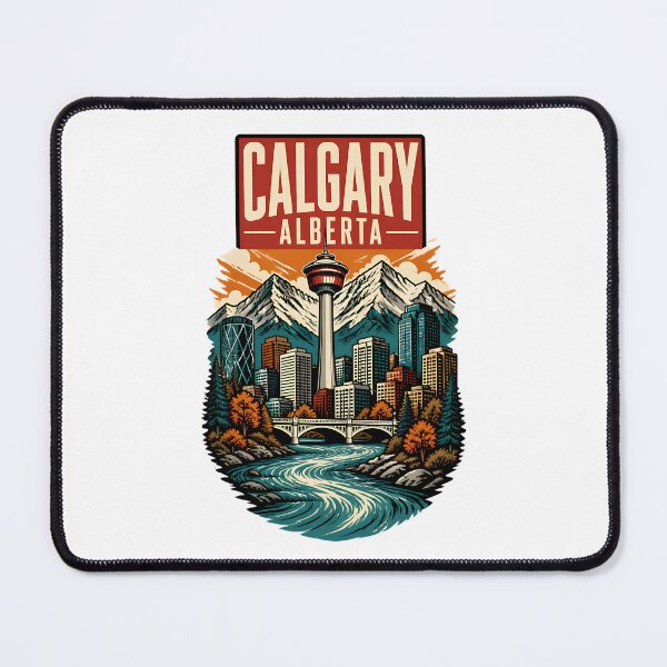 Item preview, Calgary, Alberta Canada Vintage Travel Tourism Souvenir designed and sold by TravelersGems.