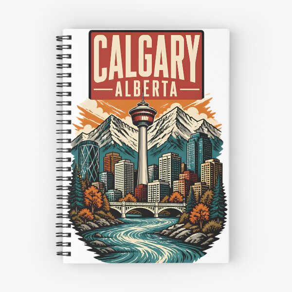 Item preview, Calgary, Alberta Canada Vintage Travel Tourism Souvenir designed and sold by TravelersGems.
