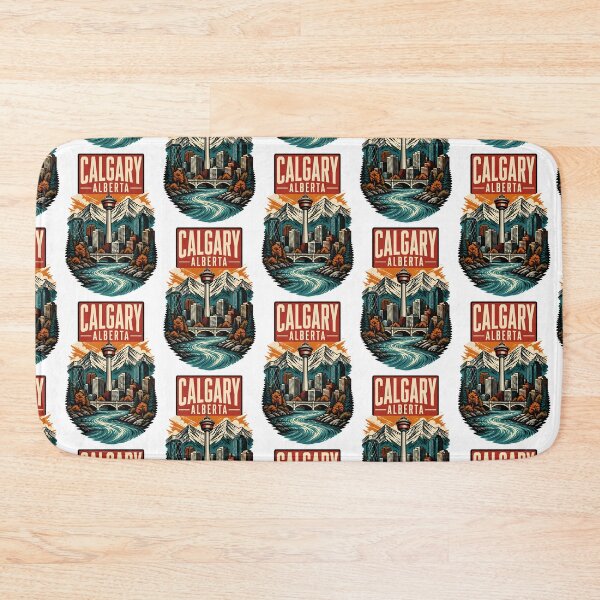 Item preview, Calgary, Alberta Canada Vintage Travel Tourism Souvenir designed and sold by TravelersGems.