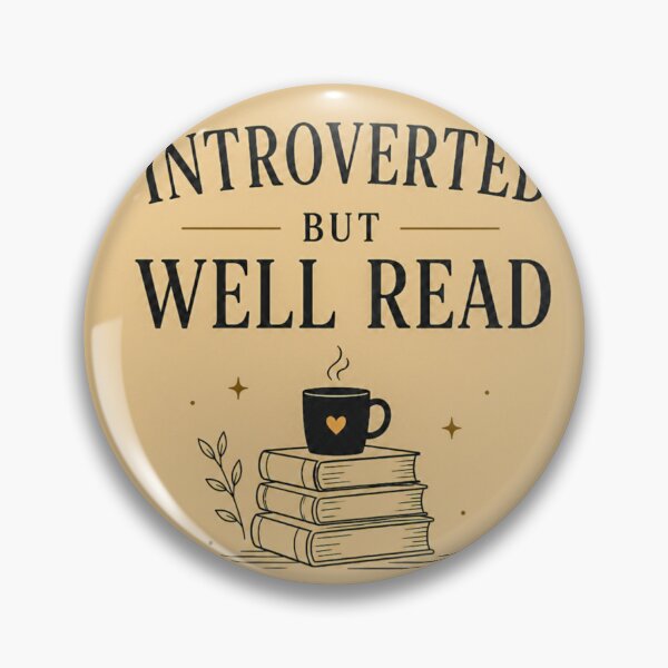 Item preview, Introverted But Well Read designed and sold by Noirvasca.