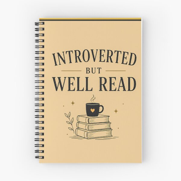 Item preview, Introverted But Well Read designed and sold by StockAnime.