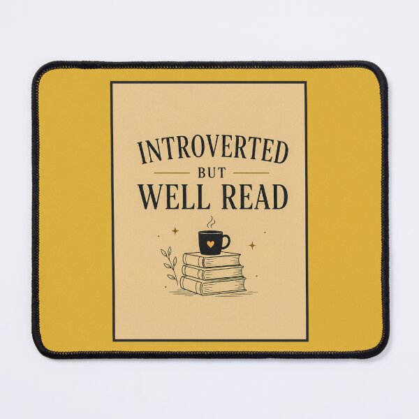 Item preview, Introverted But Well Read designed and sold by StockAnime.