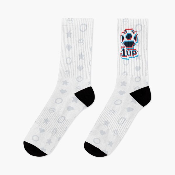 Item preview, 1up Mushroom Negative 3D - White designed and sold by animinimal.