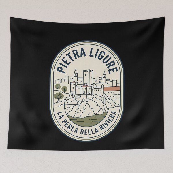 Item preview, Pietra Ligure Italy Vintage Travel Emblem designed and sold by k3rstman1.
