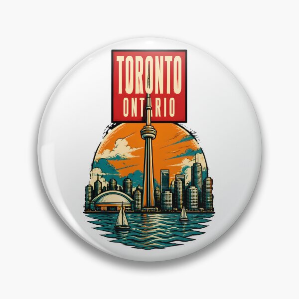 Item preview, Toronto, Ontario Canada Vintage Travel Tourism Souvenir designed and sold by TravelersGems.