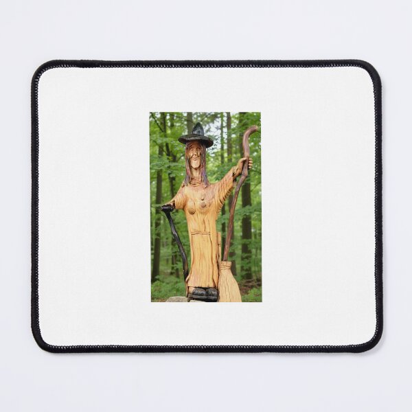 Item preview, Hexe Witch Wood Sculpture Harz Germany  Forest Travel Photography Art designed and sold by PakiInGermany.