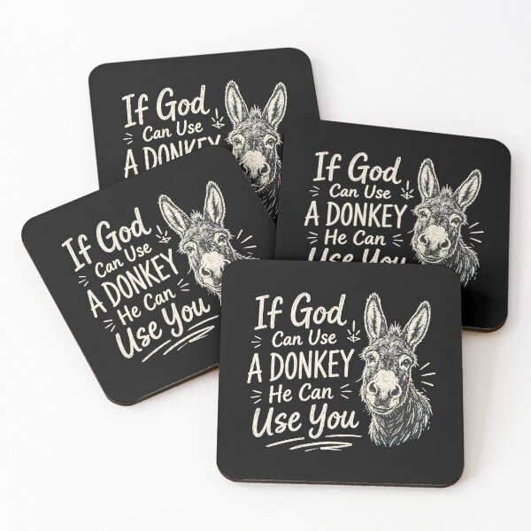 Item preview, If God Can Use A Donkey He Can Use You Biblical Encouragement designed and sold by Marblaes00.