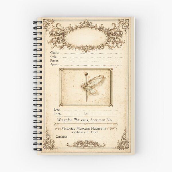 Item preview, Victorian Fairy Wing Specimen Label – Vintage Fantasy Museum Print Art designed and sold by MagicMakerPh.