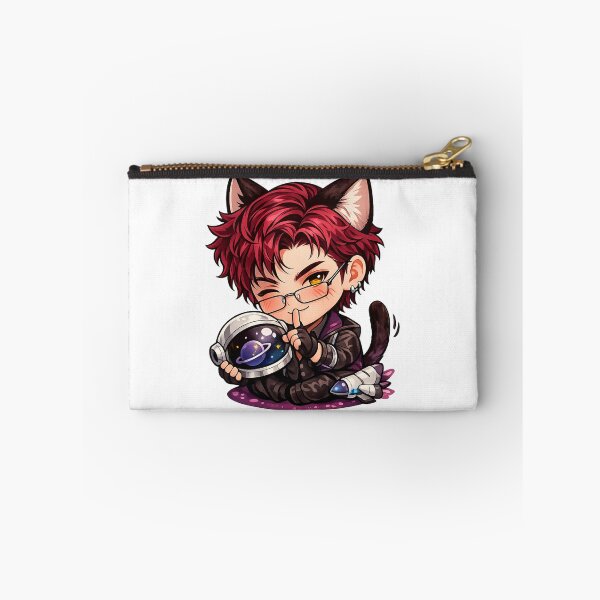 Item preview, Cute Valko Inspired Space Cat Boy Sticker | Chibi Cosmic Explorer Anime Character | Kawaii Galaxy Gamer Art designed and sold by Doodle ⭐⭐⭐⭐⭐.