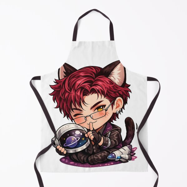 Item preview, Cute Valko Inspired Space Cat Boy Sticker | Chibi Cosmic Explorer Anime Character | Kawaii Galaxy Gamer Art designed and sold by Doodle ⭐⭐⭐⭐⭐.