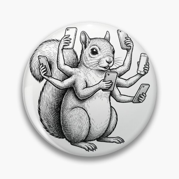 Item preview, Too Many Hands, Too Many Notifications designed and sold by SignumShop.