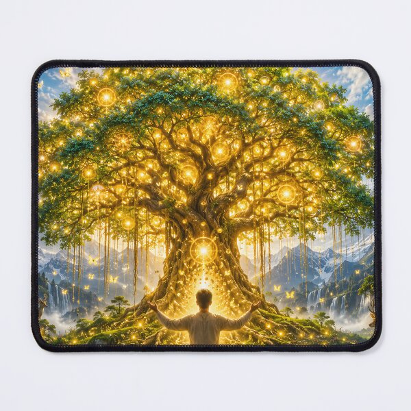 Item preview, Kalpavriksha Manifestation Tree of Life Spiritual Wall Art designed and sold by hutofdesigns.
