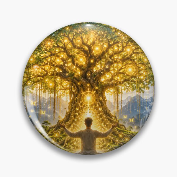 Item preview, Kalpavriksha Manifestation Tree of Life Spiritual Wall Art designed and sold by hutofdesigns.