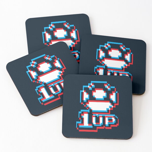 Item preview, 1up Mushroom 3D - Dark designed and sold by animinimal.