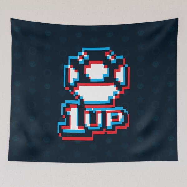 Item preview, 1up Mushroom 3D - Dark designed and sold by animinimal.