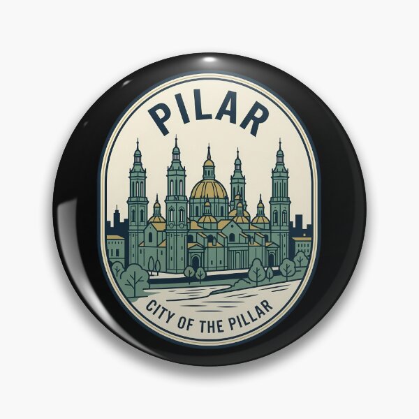 Item preview, Pilar Zaragoza Spain Vintage Travel Emblem designed and sold by k3rstman1.