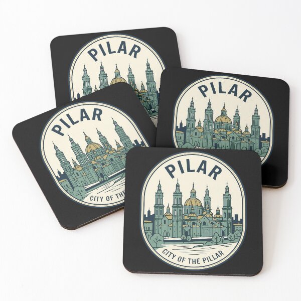 Item preview, Pilar Zaragoza Spain Vintage Travel Emblem designed and sold by k3rstman1.