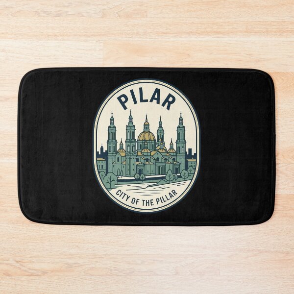 Item preview, Pilar Zaragoza Spain Vintage Travel Emblem designed and sold by k3rstman1.