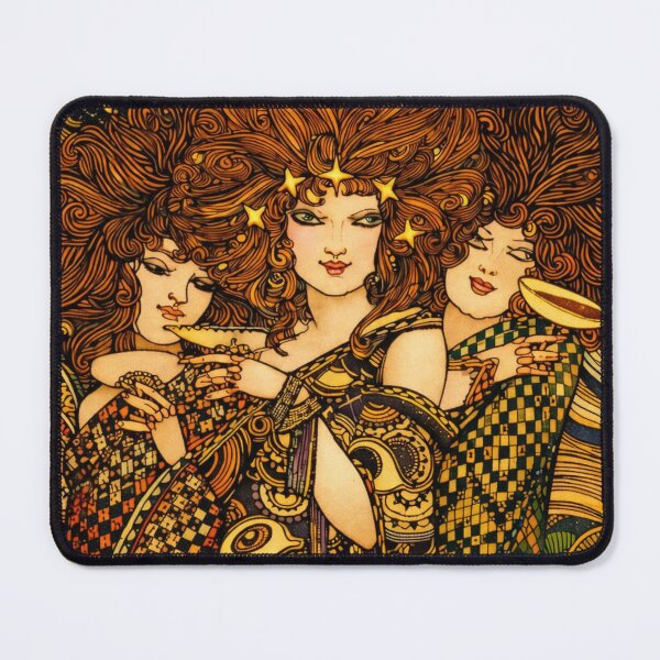 Item preview, Art Nouveau Fantasy Maidens Vintage Illustration for Art Lovers designed and sold by RickE.
