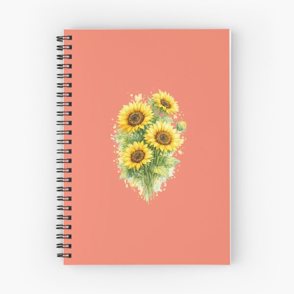 Item preview, Watercolor style sunflower bouquet  designed and sold by lafataviola.