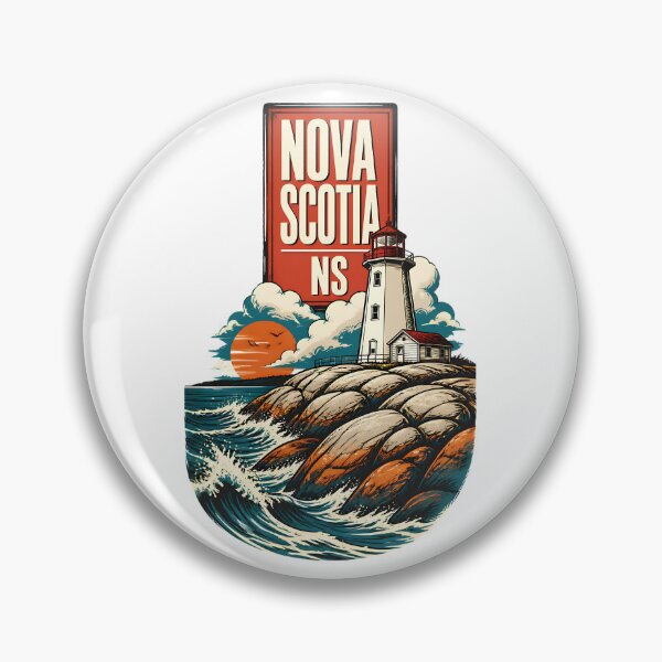 Item preview, Nova Scotia Canada Vintage Travel Tourism Souvenir designed and sold by TravelersGems.