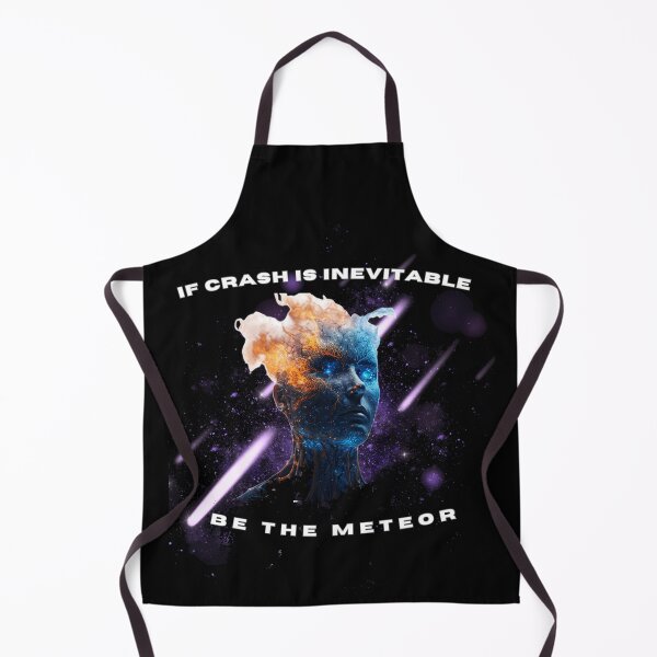 Item preview, Inevitable Crash: Human Soul Meteor - Glitch Art Aesthetic Streetwear designed and sold by GLITCH & SOUL.